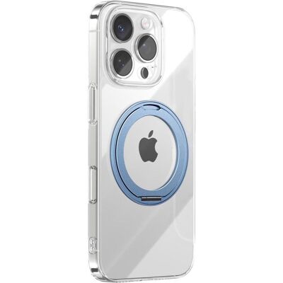Joyroom JR-16JL8 Ultra-Thin Magnetic Phone Case with 360° Rotatable Ring Stand for iP 16 Pro Max - Blue (Apple iPhone 16 Pro Max), Coque pour téléphone portable, Bleu Joyroom JR-16JL8 Ultra-Thin Magnetic Phone Case with 360° Rotatable Ring Stand for iP 16 Pro Max - Blue (Apple iPhone 16 Pro Max), Coque pour téléphone portable, Bleu