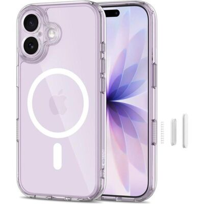Tech-Protect Magpeak Magsafe Cc Iphone 17 Klar (Apple iPhone 17), Coque pour téléphone portable, Transparent Tech-Protect Magpeak Magsafe Cc Iphone 17 Klar (Apple iPhone 17), Coque pour téléphone portable, Transparent