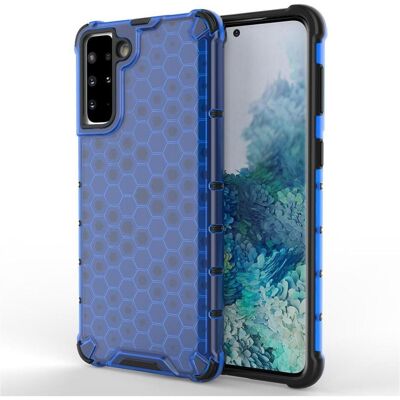 Coque Honeycomb Bleue pour Galaxy S21+ 5G - Protection & Style Coque Honeycomb Bleue pour Galaxy S21+ 5G - Protection & Style