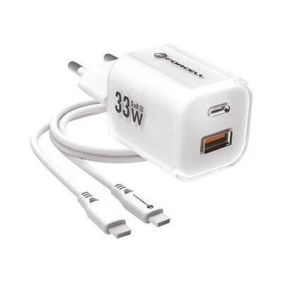 Forcell F-Energy (33 W, 2 ports), Chargeur USB, Blanc Forcell F-Energy (33 W, 2 ports), Chargeur USB, Blanc