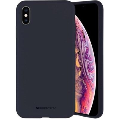 Mercury Silicone iPhone 13 Pro Max 6,7" granatowy/navy (Apple iPhone 13 Pro Max), Coque pour téléphone portable, Bleu Mercury Silicone iPhone 13 Pro Max 6,7" granatowy/navy (Apple iPhone 13 Pro Max), Coque pour téléphone portable, Bleu