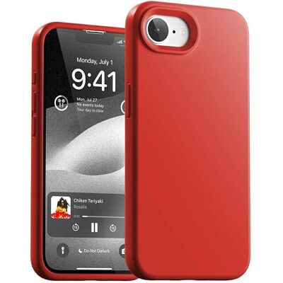 Mercury Etui Silicone do iPhone 16e czerwony (Apple iPhone 16e, Apple iPhone 17e), Coque pour téléphone portable, Rouge Mercury Etui Silicone do iPhone 16e czerwony (Apple iPhone 16e, Apple iPhone 17e), Coque pour téléphone portable, Rouge