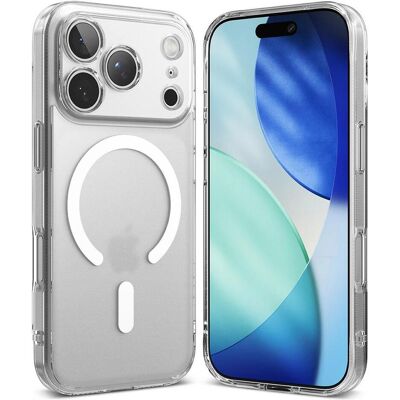 Ringke - Fusion MagSafe - iPhone 17 Pro - Matte Clear (Apple iPhone 17 Pro), Coque pour téléphone portable, Transparent Ringke - Fusion MagSafe - iPhone 17 Pro - Matte Clear (Apple iPhone 17 Pro), Coque pour téléphone portable, Transparent