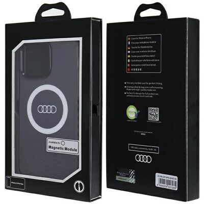 Audi IML Big Logo MagSafe étui rigide pour iPhone 14 Pro Max 6.7" czarny/black AU-IMLMIP14PM-Q5/D2-BK (Apple iPhone 14 Pro Max), Coque pour téléphone portable, Noir Audi IML Big Logo MagSafe étui rigide pour iPhone 14 Pro Max 6.7" czarny/black AU-IMLMIP14PM-Q5/D2-BK (Apple iPhone 14 Pro Max), Coque pour téléphone portable, Noir