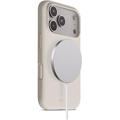 Crong Color Cover Magnetic Case with MagSafe for iPhone 17 Pro - Stone (Apple iPhone 17 Pro), Coque pour téléphone portable, Beige Crong Color Cover Magnetic Case with MagSafe for iPhone 17 Pro - Stone (Apple iPhone 17 Pro), Coque pour téléphone portable, Beige