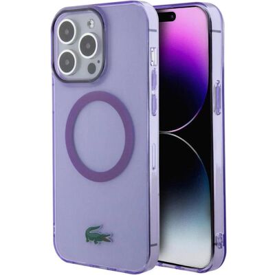 Lacoste LCHMP15XULOU iPhone 15 Pro Max 6.7" pourpre/pourpre étui rigide Transparent MagSafe (Apple iPhone 15 Pro Max), Coque pour téléphone portable, Transparent, Violet Lacoste LCHMP15XULOU iPhone 15 Pro Max 6.7" pourpre/pourpre étui rigide Transparent MagSafe (Apple iPhone 15 Pro Max), Coque pour téléphone portable, Transparent, Violet