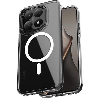 Crong Hybrid Clear Magnetic - Etui MagSafe Xiaomi 15T (przezroczysty) (Xiaomi 15T), Coque pour téléphone portable, Transparent Crong Hybrid Clear Magnetic - Etui MagSafe Xiaomi 15T (przezroczysty) (Xiaomi 15T), Coque pour téléphone portable, Transparent
