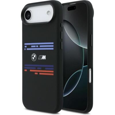 BMW M Silicon Line Horizontal MagSafe Case pour iPhone Air Black (Apple iPhone Air), Coque pour téléphone portable, Noir BMW M Silicon Line Horizontal MagSafe Case pour iPhone Air Black (Apple iPhone Air), Coque pour téléphone portable, Noir