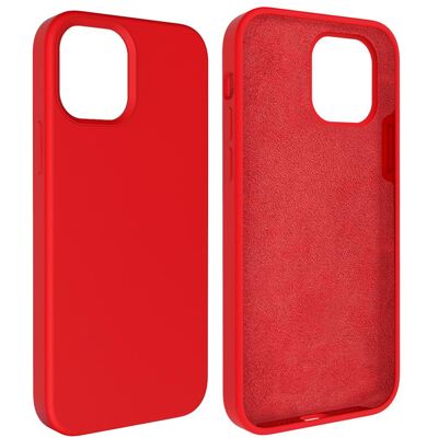 cyoo Silicone liquide premium (Apple iPhone 13 Pro), Coque pour téléphone portable, Rouge cyoo Silicone liquide premium (Apple iPhone 13 Pro), Coque pour téléphone portable, Rouge