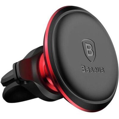 Support Magnétique pour Voiture Baseus - Rouge/Noir Support Magnétique pour Voiture Baseus - Rouge/Noir