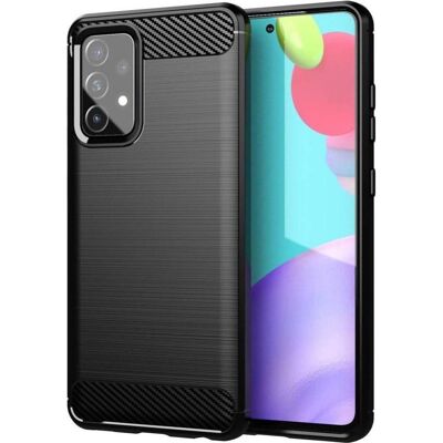 Hurtel Etui Carbon Cover TPU pour Samsung Galaxy A72 4G noir (Samsung Galaxy A72), Coque pour téléphone portable, Noir Hurtel Etui Carbon Cover TPU pour Samsung Galaxy A72 4G noir (Samsung Galaxy A72), Coque pour téléphone portable, Noir