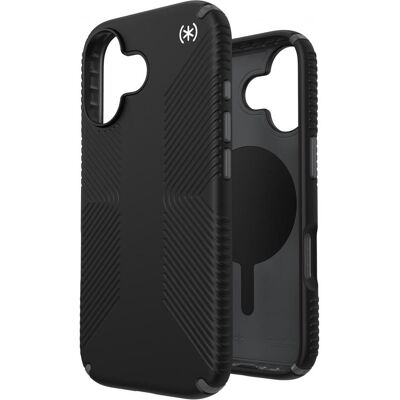 speck Presidio2 Grip + MS Apple iPhone 17 Black - with Microban (Apple iPhone 17), Coque pour téléphone portable, Noir speck Presidio2 Grip + MS Apple iPhone 17 Black - with Microban (Apple iPhone 17), Coque pour téléphone portable, Noir