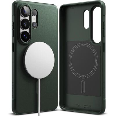 Ringke - Onyx MagSafe - Samsung Galaxy S26 Ultra - Dark Green (Samsung Galaxy S26 Ultra), Coque pour téléphone portable, Vert Ringke - Onyx MagSafe - Samsung Galaxy S26 Ultra - Dark Green (Samsung Galaxy S26 Ultra), Coque pour téléphone portable, Vert