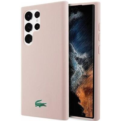 Lacoste LCHCS23LSLOLP S23 Ultra S918 jasnoróżowy/light pink hardcase Silicone (Samsung Galaxy S23 Ultra), Coque pour téléphone portable, Pink Lacoste LCHCS23LSLOLP S23 Ultra S918 jasnoróżowy/light pink hardcase Silicone (Samsung Galaxy S23 Ultra), Coque pour téléphone portable, Pink