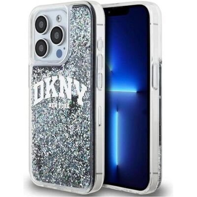 Coque Liquid Glitter Big Logo noire DKNY pour iPhone 15 Pro Coque Liquid Glitter Big Logo noire DKNY pour iPhone 15 Pro