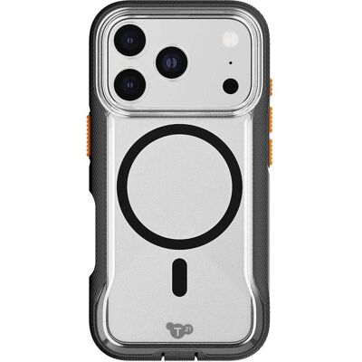 tech21 EvoPro Antishock Hülle iPhone 17 Pro MagSafe (Apple iPhone 17 Pro), Coque pour téléphone portable, Transparent, Noir tech21 EvoPro Antishock Hülle iPhone 17 Pro MagSafe (Apple iPhone 17 Pro), Coque pour téléphone portable, Transparent, Noir
