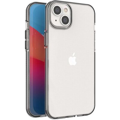 Hurtel Étui Spring Case pour iPhone 14 Plus étui en silicone avec cadre noir (Apple iPhone 14 Plus), Coque pour téléphone portable, Noir Hurtel Étui Spring Case pour iPhone 14 Plus étui en silicone avec cadre noir (Apple iPhone 14 Plus), Coque pour téléphone portable, Noir
