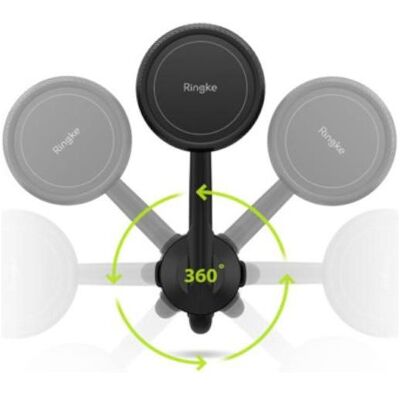 Ringke Uchwyt magnetyczny do kratki went Power Clip Wing czarny/black ACCM0010, Support pour smartphone, Noir Ringke Uchwyt magnetyczny do kratki went Power Clip Wing czarny/black ACCM0010, Support pour smartphone, Noir