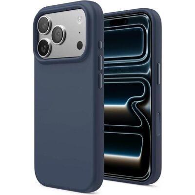 Screenguard Liquid Silicone Navy Case (Apple iPhone 17 Pro Max), Coque pour téléphone portable, Bleu Screenguard Liquid Silicone Navy Case (Apple iPhone 17 Pro Max), Coque pour téléphone portable, Bleu