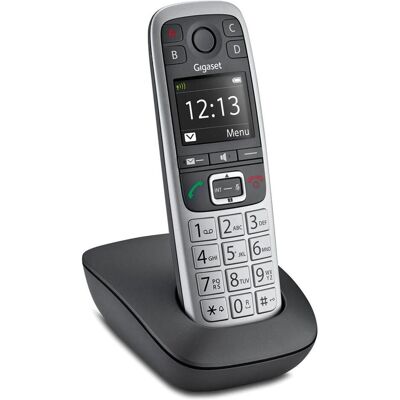 Siemens Gigaset E560 international avec câble de connexion allemand, Téléphone, Gris, Argent, Noir Siemens Gigaset E560 international avec câble de connexion allemand, Téléphone, Gris, Argent, Noir