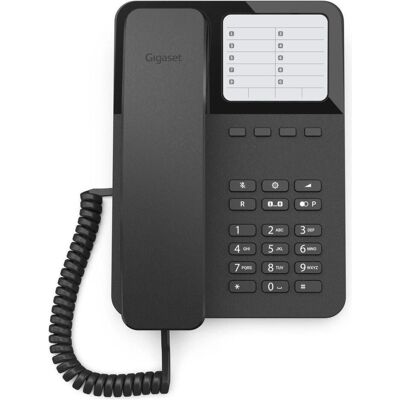 Siemens Gigaset Desk 400 Filaire sw, Téléphone, Noir Siemens Gigaset Desk 400 Filaire sw, Téléphone, Noir