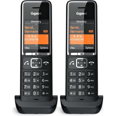 Siemens Gigaset Comfort 550HX duo, Téléphone, Noir Siemens Gigaset Comfort 550HX duo, Téléphone, Noir