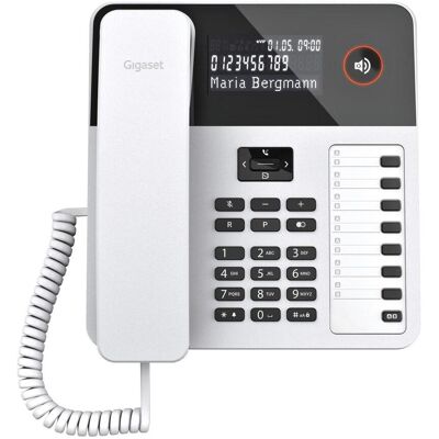 Siemens Gigaset DESK 600 - Weiss, Téléphone, Blanc Siemens Gigaset DESK 600 - Weiss, Téléphone, Blanc