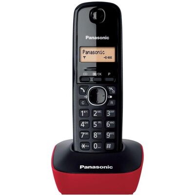 Panasonic KX-TG1611, Téléphone, Noir, Rouge Panasonic KX-TG1611, Téléphone, Noir, Rouge