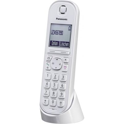 Panasonic KX-TGQ200GW, Téléphone, Blanc Panasonic KX-TGQ200GW, Téléphone, Blanc