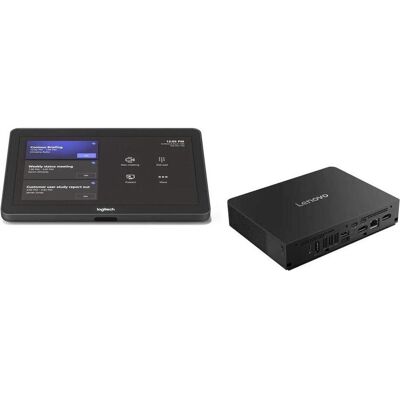 Logitech Logi Room Sol Lenovo Base Bundle Teams, Solution de conférence Logitech Logi Room Sol Lenovo Base Bundle Teams, Solution de conférence