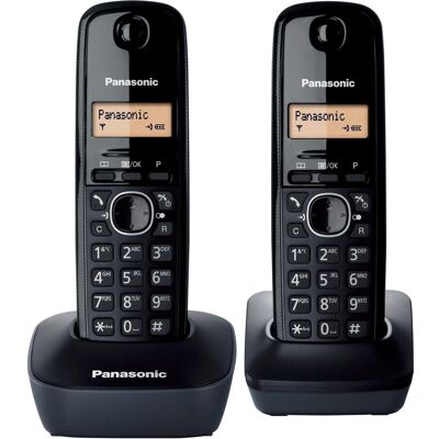 Panasonic KX-TG1612, Téléphone, Noir Panasonic KX-TG1612, Téléphone, Noir