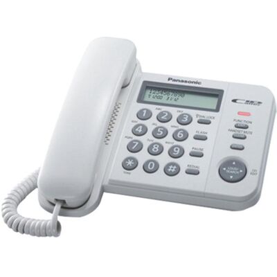Panasonic KX-TS560EX1W, Téléphone, Blanc Panasonic KX-TS560EX1W, Téléphone, Blanc