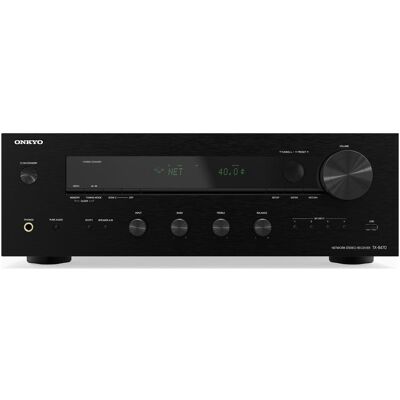 Onkyo TX-8470 - 2x 110W, HDMI 2.1 (4in/1out), Amplificateur Stéréo Réseau Onkyo TX-8470 - 2x 110W, HDMI 2.1 (4in/1out), Amplificateur Stéréo Réseau