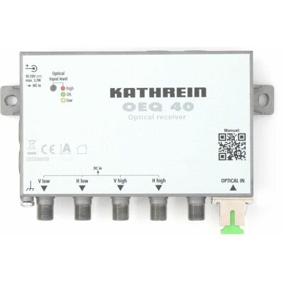 Kathrein Récepteur optique KATH, Accessoires TV, Blanc Kathrein Récepteur optique KATH, Accessoires TV, Blanc