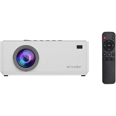 BlitzWolf BW-V8 (Full HD, 480 lm, 1.2:1), Projecteur, Blanc, Gris BlitzWolf BW-V8 (Full HD, 480 lm, 1.2:1), Projecteur, Blanc, Gris