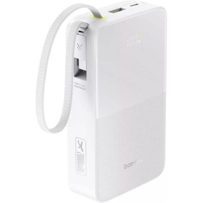 Baseus EnerFill Bipow2 Pro (20000 mAh, 22.50 W), Chargeur de secours, Blanc Baseus EnerFill Bipow2 Pro (20000 mAh, 22.50 W), Chargeur de secours, Blanc