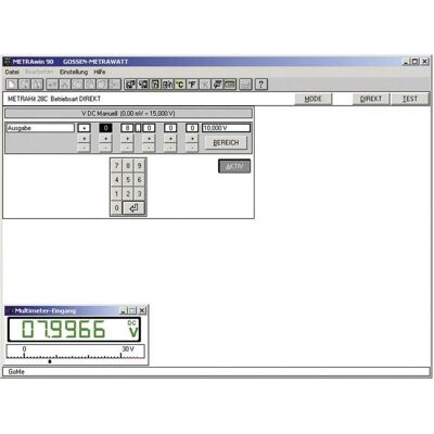 Gossen Logiciel de mesure Metrawatt METRAWIN 90-2 Wi, Métrologie Gossen Logiciel de mesure Metrawatt METRAWIN 90-2 Wi, Métrologie