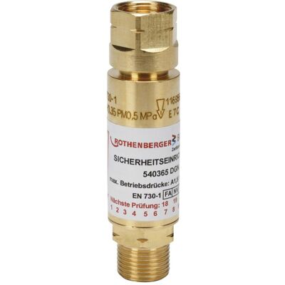 Rothenberger Rückschlagsicherung für Druckminderer, Brenngas, Fer à souder : accessoires Rothenberger Rückschlagsicherung für Druckminderer, Brenngas, Fer à souder : accessoires