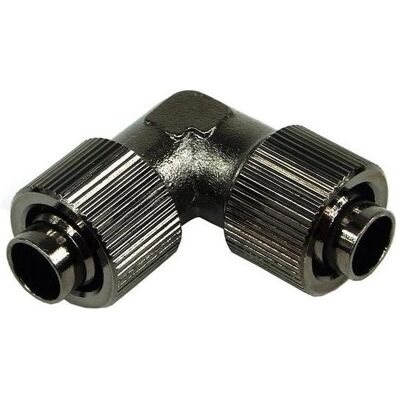 Connecteur de tuyau Aquatuning 13/10mm - compact - nickel noir Connecteur de tuyau Aquatuning 13/10mm - compact - nickel noir