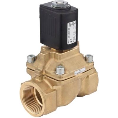 Bürkert Vanne à piston 2/2 voies commandée par servo, Accessoires électroniques + boîtier Bürkert Vanne à piston 2/2 voies commandée par servo, Accessoires électroniques + boîtier