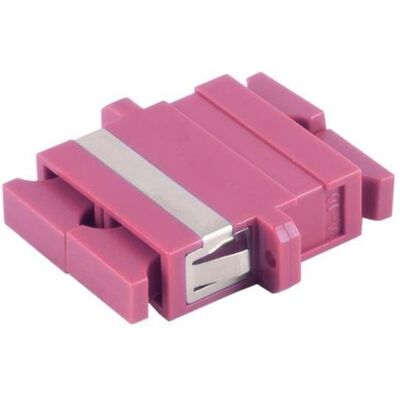 Shiverpeaks -BASIC-S- Connecteur de fibre optique, SC-SC, duplex, violet Shiverpeaks -BASIC-S- Connecteur de fibre optique, SC-SC, duplex, violet