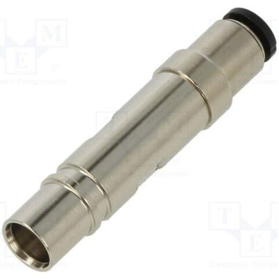 ILME Raccord femelle CX en laiton nickelé, tube de diamètre extérieur Ø 4 mm, droit, Câble + prise électronique ILME Raccord femelle CX en laiton nickelé, tube de diamètre extérieur Ø 4 mm, droit, Câble + prise électronique