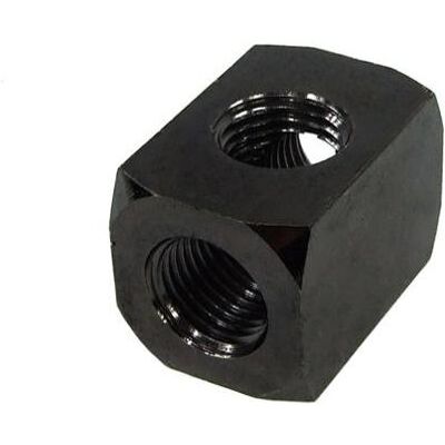 Aquatuning Option de raccordement Laiton TEE Té G1/4' black nickel, Raccord pour refroidissement à eau : accessoires, Argent Aquatuning Option de raccordement Laiton TEE Té G1/4' black nickel, Raccord pour refroidissement à eau : accessoires, Argent
