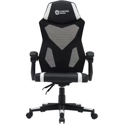 Canyon Computer chairs / desks gaming chair Flow MCH01 Mesh Black White, Chaise gaming, Noir, Blanc Canyon Computer chairs / desks gaming chair Flow MCH01 Mesh Black White, Chaise gaming, Noir, Blanc