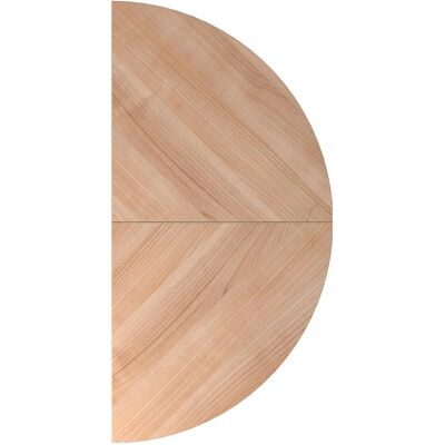Hammerbacher, Meuble de bureau : accessoires, Table d'extension 2x quart de cercle/STF noyer Hammerbacher, Meuble de bureau : accessoires, Table d'extension 2x quart de cercle/STF noyer
