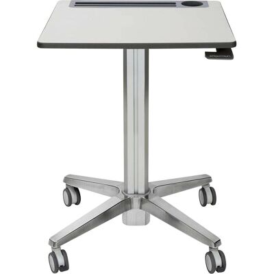 Ergotron Table mobile LearnFit avec réglage en hauteur de 40,6 cm (7 kg), Support de moniteur, Argent Ergotron Table mobile LearnFit avec réglage en hauteur de 40,6 cm (7 kg), Support de moniteur, Argent