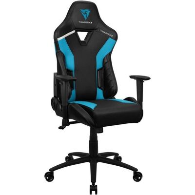 Thunder X3 Fauteuil Gamer compatible TC3 Max (Noir/Bleu/Blanc), Chaise gaming, Bleu, Blanc, Noir Thunder X3 Fauteuil Gamer compatible TC3 Max (Noir/Bleu/Blanc), Chaise gaming, Bleu, Blanc, Noir