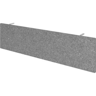 Hammerbacher, Meuble de bureau : accessoires, Panneau d'insonorisation pour table de 200, gris Hammerbacher, Meuble de bureau : accessoires, Panneau d'insonorisation pour table de 200, gris