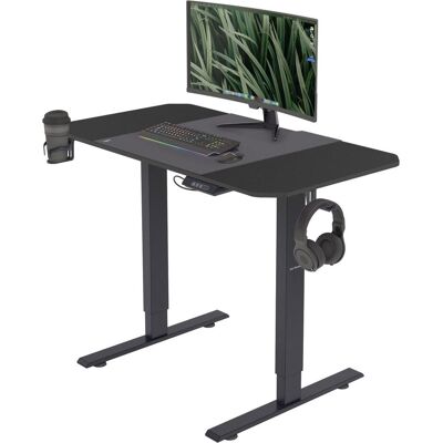 Diablo Biurko Chairs EGON 1100 Czarne 110 cmx60 cm, Bureau gaming, Noir Diablo Biurko Chairs EGON 1100 Czarne 110 cmx60 cm, Bureau gaming, Noir