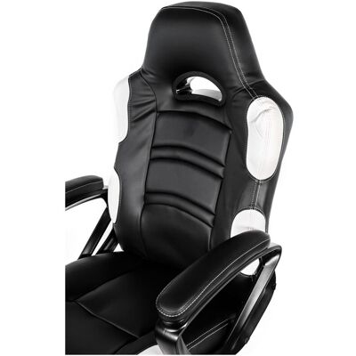 Arozzi Enzo, Chaise gaming, Noir, Blanc Arozzi Enzo, Chaise gaming, Noir, Blanc